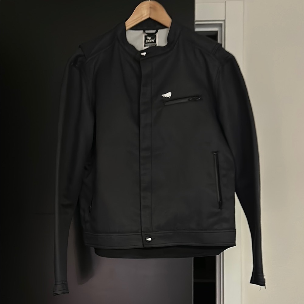 Black Men's Motorcycle Jacket